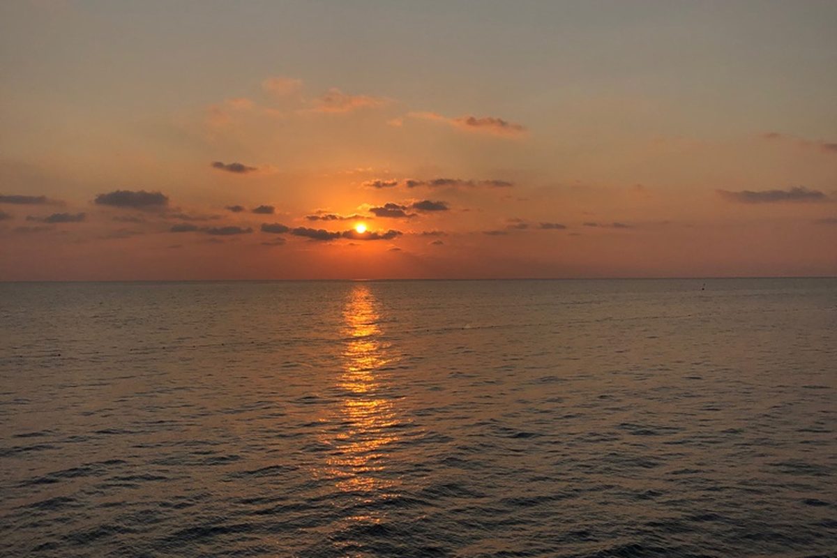 Sunset over the Mediterranean, Turkey, 2019